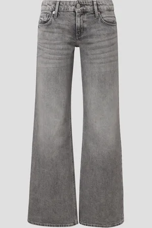QS by s.Oliver Džíny Caite / Slim Fit / Low Rise / Wide Leg / bavlněná směs, Dámy