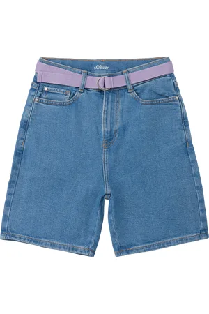 QS by s.Oliver Džínové bermudy / Loose Fit / Super High Rise / Semi Wide Leg, Dámy
