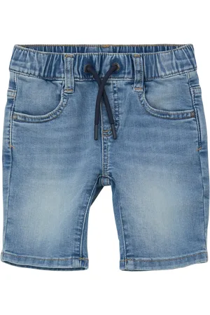 QS by s.Oliver Džínové bermudy v joggingovém stylu Brad / Slim Fit / Mid Rise / Slim Leg, Unisex
