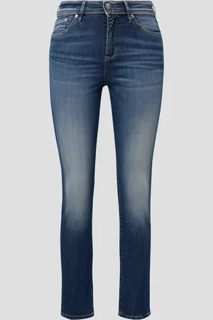 QS by s.Oliver Džíny ke kotníkům Betsy / Slim Fit / Mid Rise / Slim Leg, Dámy