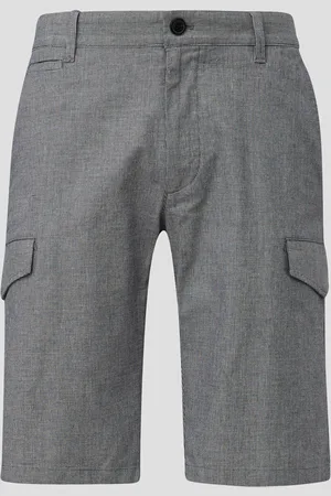 QS by s.Oliver Regular: Cargoshorts mit feinem Karomuster, Pánové