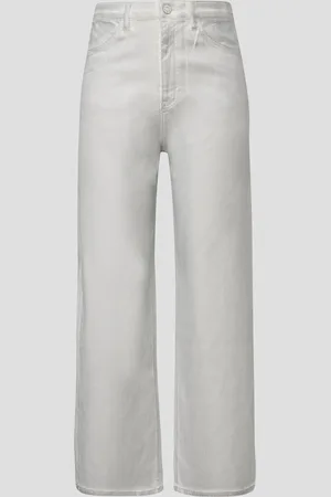 QS by s.Oliver Zkrácené džíny Suri / High Rise / Wide Leg / z denimu s fóliovou úpravou, Dámy