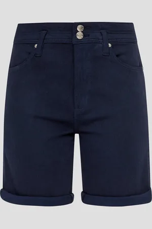 QS by s.Oliver Džínové bermudy Betsy / Slim Fit / Slim Leg / s ohrnutým spodním lemem, Dámy