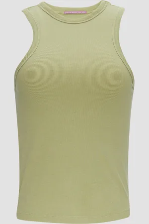 QS by s.Oliver Tílko Slim-Fit z žebrového materiálu s obnošeným vzhledem