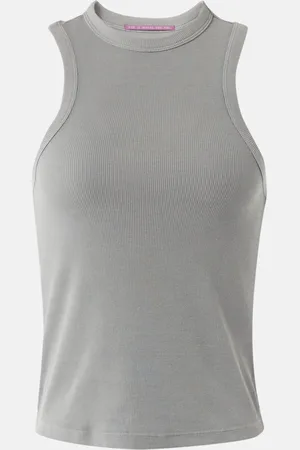 QS by s.Oliver Tílko Slim-Fit z žebrového materiálu s obnošeným vzhledem