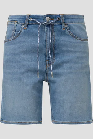 QS by s.Oliver Džínové šortky Franciz / Mid Rise / Tapered Leg / se sepráním