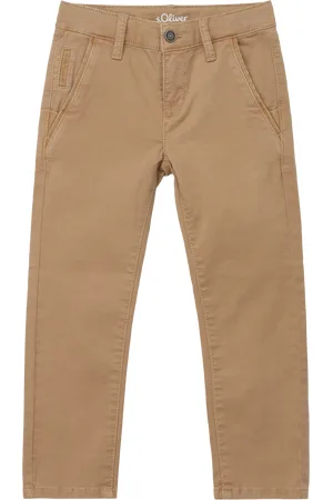 QS by s.Oliver Brad: keprové kalhoty s úzkým střihem Slim Fit