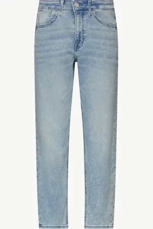 QS by s.Oliver Džíny ke kotníkům Franciz / Slim Boyfriend / Mid Rise / Tapered Leg