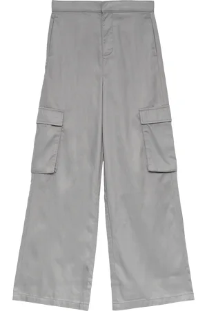 QS by s.Oliver Kalhoty / Regular Fit / High Rise / Wide Leg / lesklý efekt