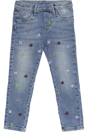 QS by s.Oliver Džínové tregíny / Skinny Fit / Mid Rise / Skinny Leg / s výšivkou