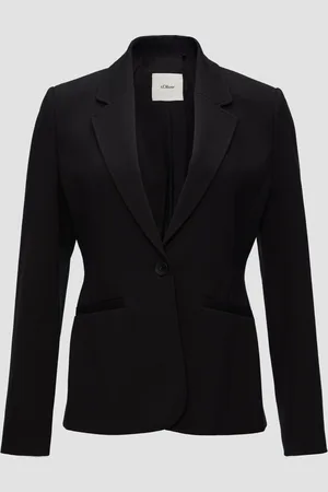 QS by s.Oliver Taillierter Blazer mit Reverskragen