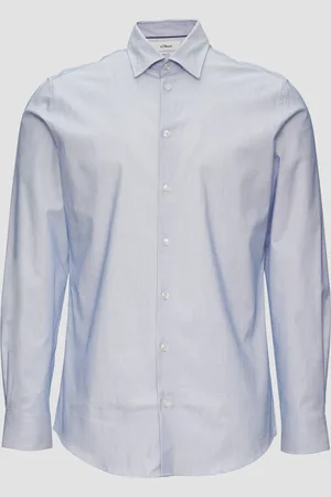QS by s.Oliver Tailored Fit: košile z bavlněného streče