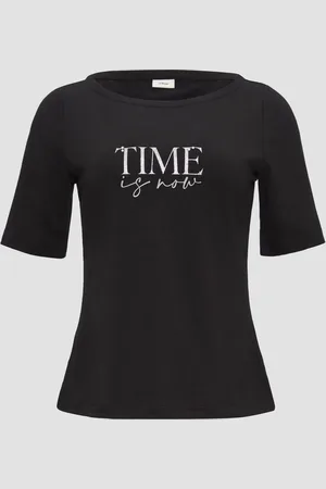 QS by s.Oliver T-Shirt mit Statement-Print