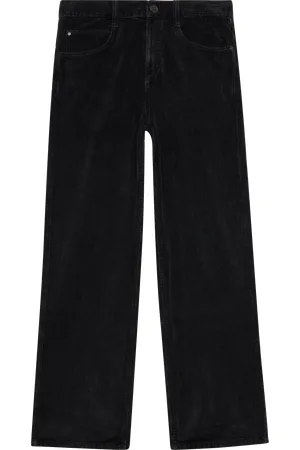 QS by s.Oliver Manšestrové kalhoty Baggy / Relaxed Fit / Mid Rise / Wide Leg