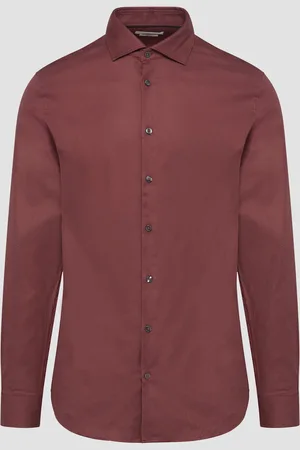 QS by s.Oliver Tailored Fit: Fein strukturiertes Hemd aus Comfort Stretch