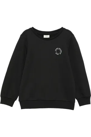 QS by s.Oliver Unisex mikina s žebrovými náplety a malým natištěným detailem