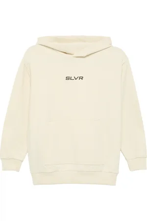 QS by s.Oliver Unisex mikina s kapucí, klokaní kapsou a potiskem na předním dílu