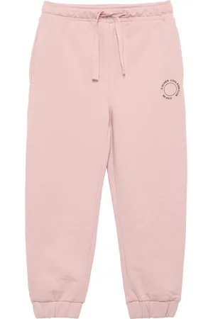QS by s.Oliver Unisex joggingové kalhoty z teplákoviny s malým natištěným detailem