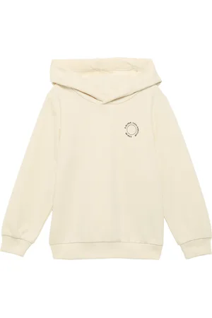 QS by s.Oliver Unisex mikina s kapucí, žebrovými náplety a malým natištěným detailem