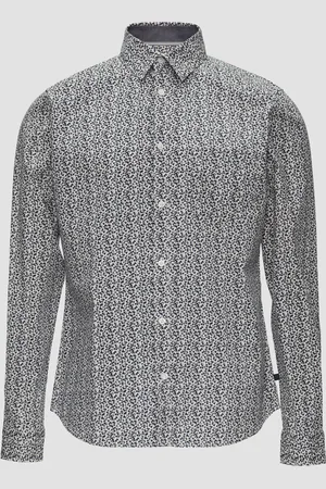 QS by s.Oliver Vzorovaná košile se štíhlým střihem Slim Fit