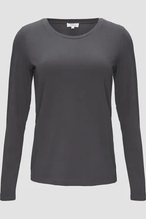 QS by s.Oliver Tričko s dlouhým rukávem a se střihem Slim Fit