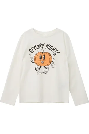 QS by s.Oliver Unisex tričko s dlouhým rukávem s halloweenským potiskem