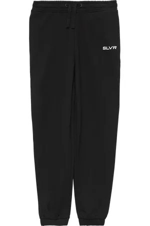 QS by s.Oliver Unisex joggingové kalhoty z teplákoviny s natištěným detailem