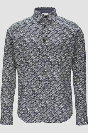 QS by s.Oliver Slim Fit: popelínová košile s potiskem po celé ploše