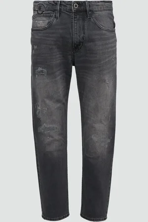 QS by s.Oliver Jeans Mauro / Regular Fit / Mid Rise / Tapered Leg / Destroyed-Effekt