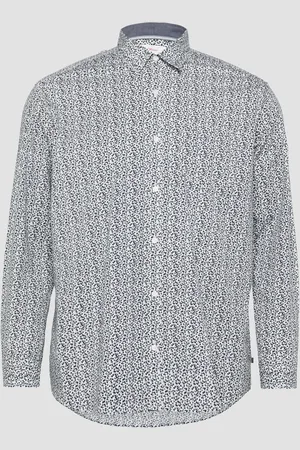QS by s.Oliver Slim Fit: vzorovaná košile s límcem Kent
