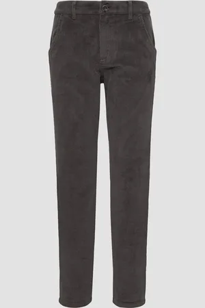 QS by s.Oliver Manšestrové kalhoty se střihem Slim Fit