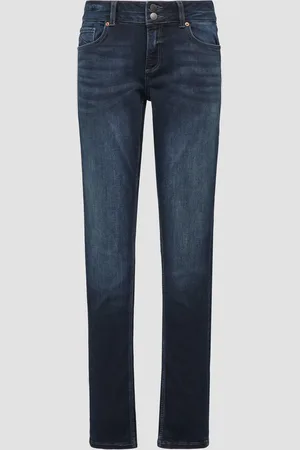 QS by s.Oliver Džíny Catie / Slim Fit / Mid Rise / Slim Leg / Dvojitý knoflík