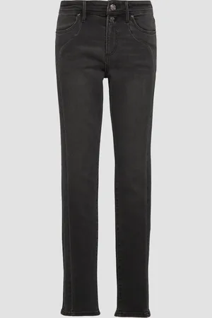 QS by s.Oliver Džíny Betsy / Slim Fit / Mid Rise / Slim Leg / Ozdobný šev