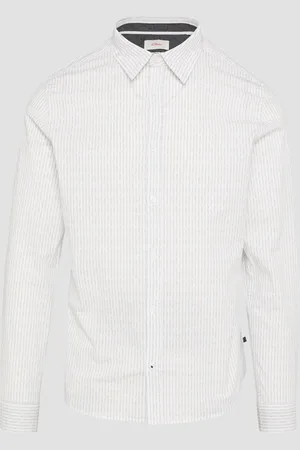 QS by s.Oliver Slim Fit: vzorovaná košile z bavlněného streče
