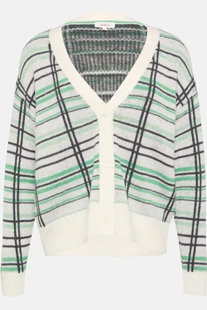 QS by s.Oliver Cardigan aus Wollmix mit Karomuster