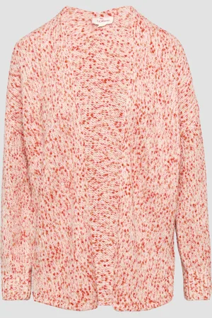 QS by s.Oliver Melierter Cardigan mit weiten Ärmeln im Relaxed Fit