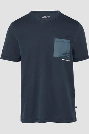 QS by s.Oliver Baumwoll-T-Shirt mit Garment Dye