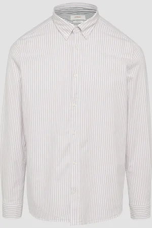 QS by s.Oliver Regular Fit: Gestreiftes Oxford-Hemd