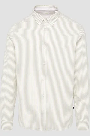 QS by s.Oliver Regular Fit: Gestreiftes Oxford-Hemd