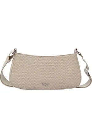 QS by s.Oliver Elegantní crossbody kabelka s malou otevřenou kapsou a zapínáním na zip