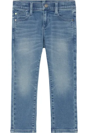QS by s.Oliver Džíny Pelle / Regular Fit / Mid Rise / Straight Leg / nýtky neonové barvy