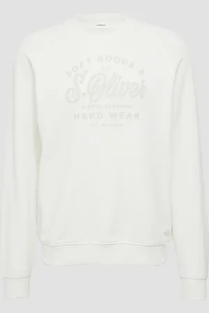 QS by s.Oliver Sweatshirt mit Logo-Stickerei und Raglanärmeln