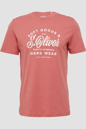 QS by s.Oliver Baumwoll-T-Shirt mit Frontprint