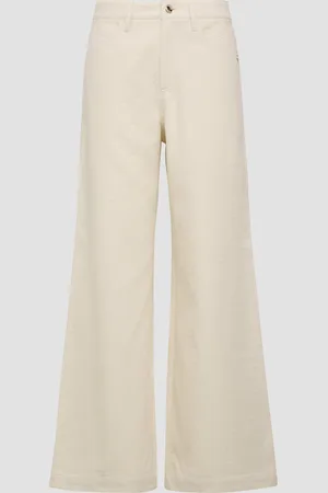 QS by s.Oliver Džíny Suri / Regular Fit / High Rise / Wide Leg / strukturovaný vzor