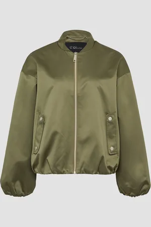 QS by s.Oliver Satinovaný oversize bluzon s elastickým spodním okrajem