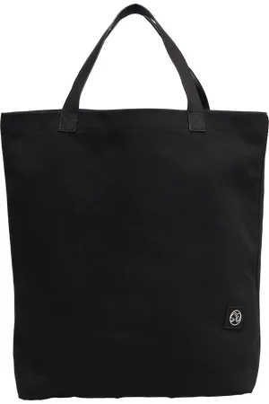 QS by s.Oliver Velká kabelka shopper s koženými uchy a s nášivkou se značkou