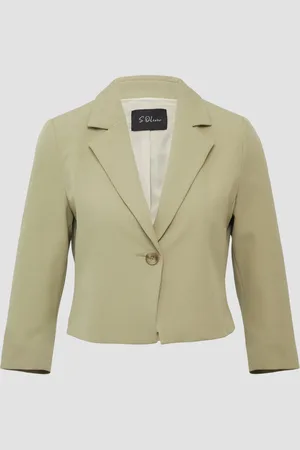 QS by s.Oliver Kurzer Blazer mit 3/4-Ärmeln