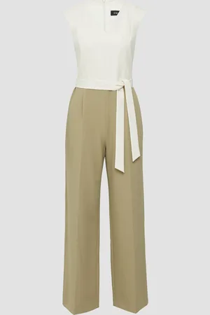 QS by s.Oliver Taillierter Jumpsuit mit Wide Leg und Teilungsnähten