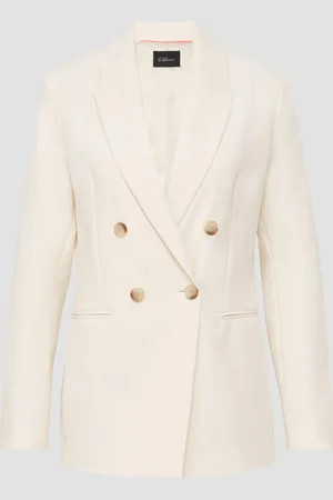 QS by s.Oliver Blazer mit Reverskragen im Slim Fit