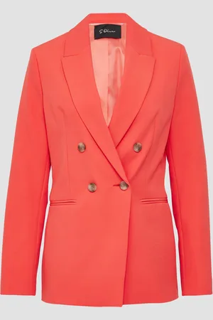 QS by s.Oliver Blazer mit Reverskragen im Slim Fit